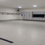 Full Chip Garage Floor with Garage Storage