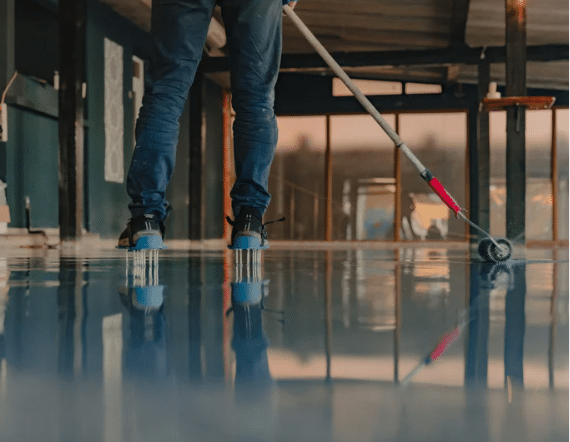Applying Epoxy in garage floors