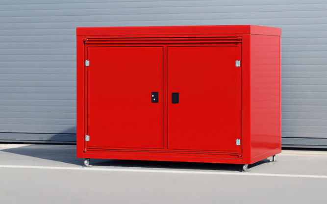 Heavy-Duty Cabinet with Wheels