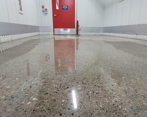 Concrete polishing