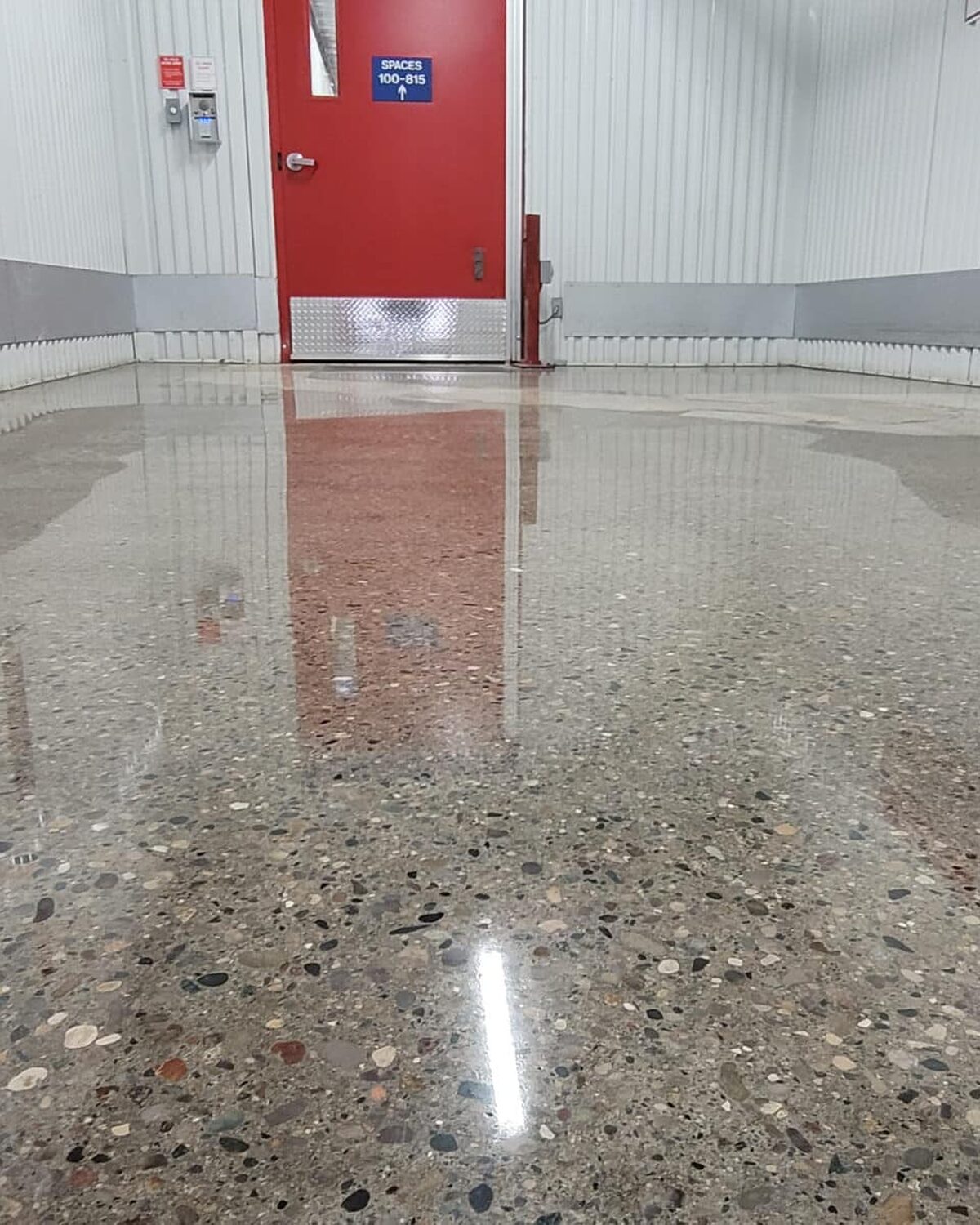 Polished concrete garage flooring services